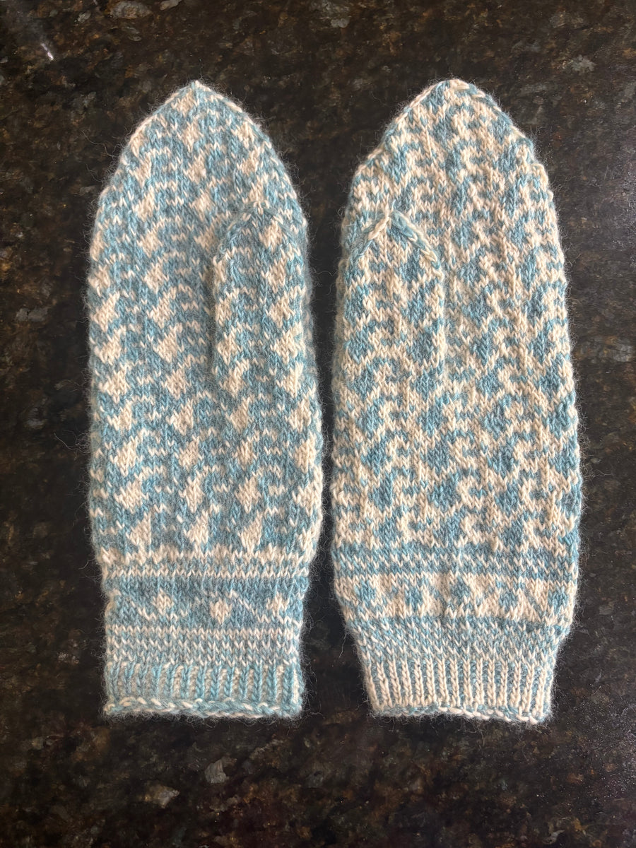 小物 UN3D. FABRIC MIX MITTENS , NECK WARMAR Handknit Mittens | Custom Knitting – Wendy Hazen Designs
