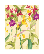Load image into Gallery viewer, Orchids in watercolor