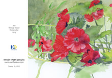 Load image into Gallery viewer, Poppies-Floral | Hand Cut Cards