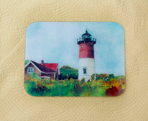 Nauset Light ~ Cape Cod ~ Tempered Glass Trays