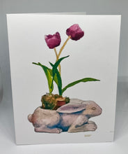 Load image into Gallery viewer, Tulip Bunny | Hand Cut Card