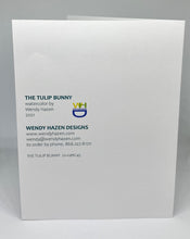 Load image into Gallery viewer, Tulip Bunny - Holidays | Hand Cut Card