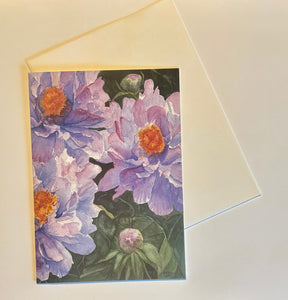 Peonies-Floral | Hand Cut Card