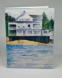 Albonegon Inn - Maine | Hand Cut Card