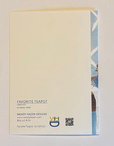 Favorite Teapot | Hand Cut Card