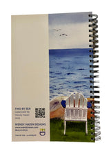 Load image into Gallery viewer, Back cover of Two by Sea Notebook