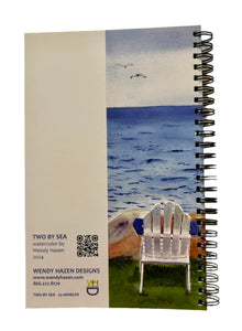 Back cover of Two by Sea Notebook