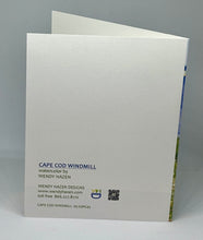 Load image into Gallery viewer, Back of Windmill card with information for ordering more.