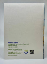Load image into Gallery viewer, Information regarding the Beach Path in Brewster on Cape Cod and how to reorder.