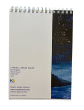 Load image into Gallery viewer, ordering information and partial starry, starry night
