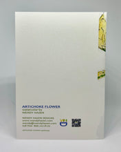 Load image into Gallery viewer, All the ordering information regarding the Artichoke card