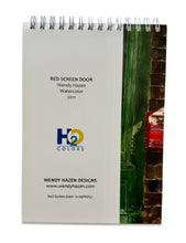 Load image into Gallery viewer, Ordering information for the 6 AM Red Screen Door 5&quot;X7&quot; Note Pad