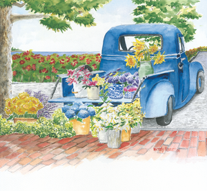 Blue Flower Truck | Giclee` Prints