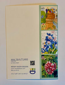 The 2025 'quilt' card | Hand Cut Cards