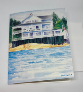 Albonegon Inn - Maine | Hand Cut Card