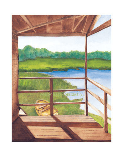 Boathouse - Duxbury, MA | Giclee` Prints