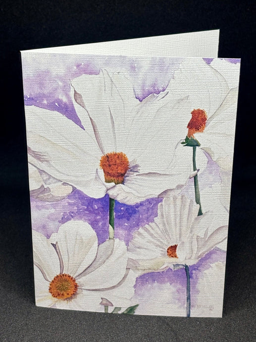 Cosmos - Floral | Hand Cut Card