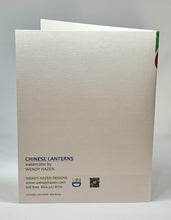 Load image into Gallery viewer, Chinese Lanterns - Floral | Hand Cut Card