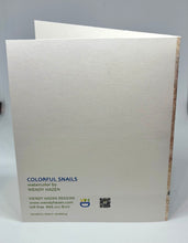 Load image into Gallery viewer, Colorful Snails - Coastal | Hand Cut Card