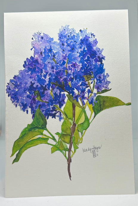 Lilac - Floral | Hand Cut Cards