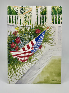 Vineyard Porch - Coastal | Hand Cut Card