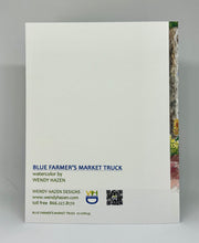 Load image into Gallery viewer, Farmer&#39;s Market Blue Truck - Floral | Hand Cut Card