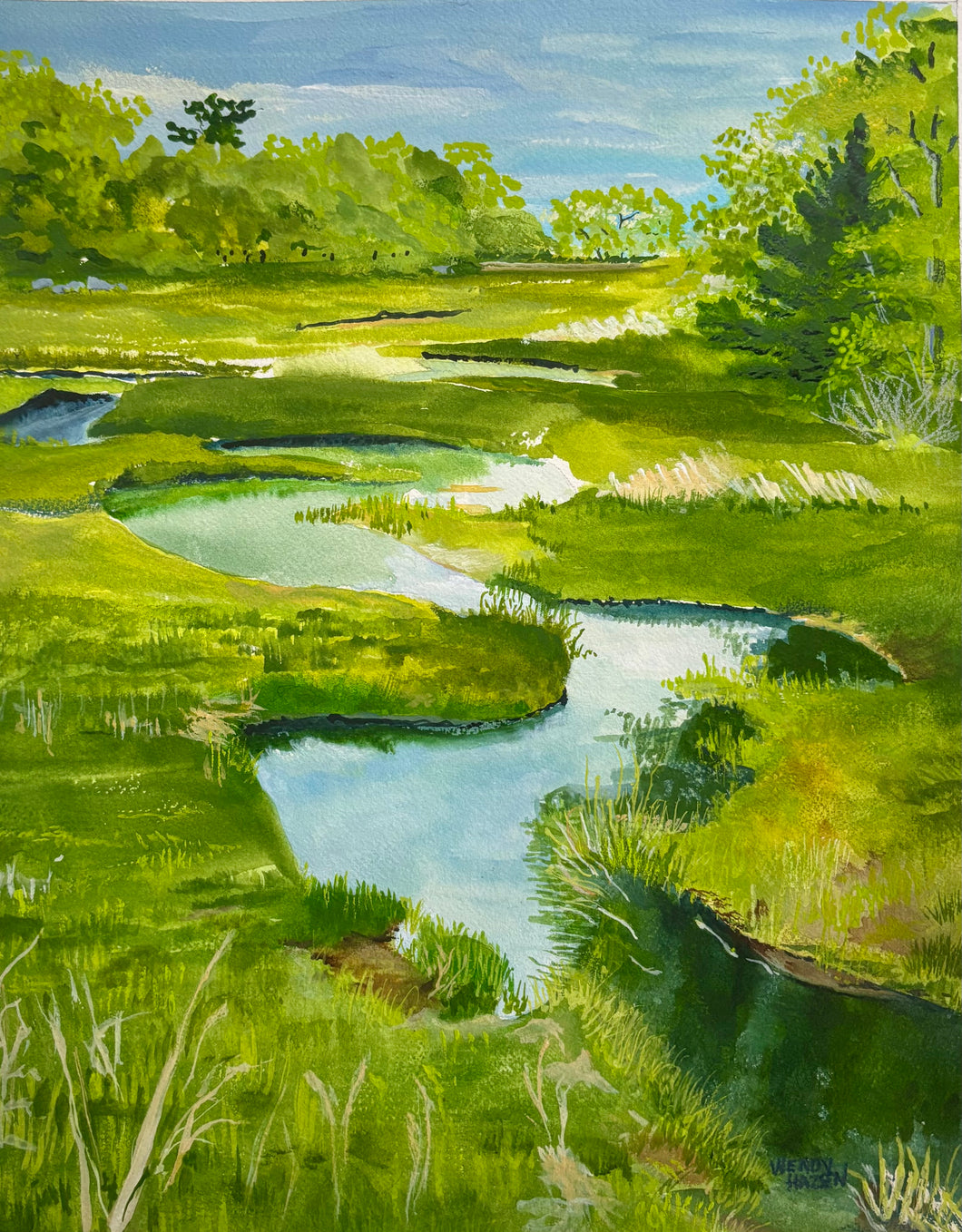 Payne Road Marsh | Giclee` Prints
