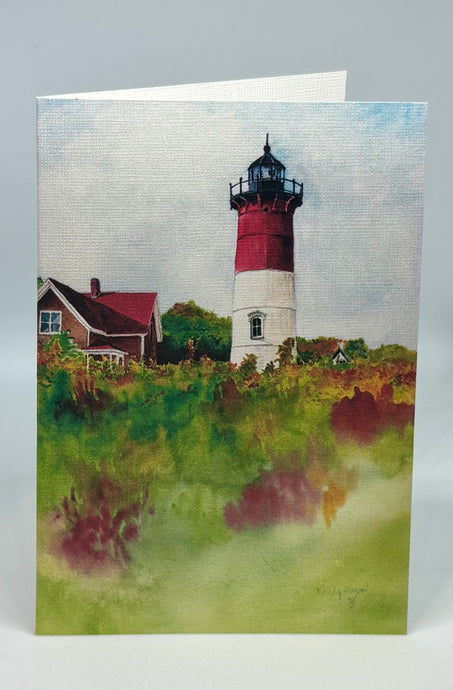 Nauset Lighthouse is absolutely spectacular with the colors of fall.