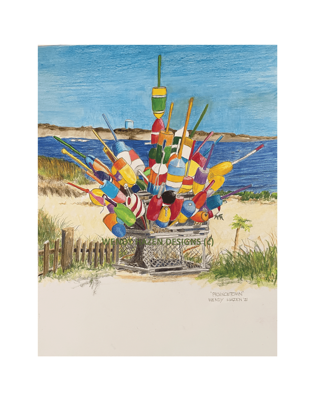 Buoys on MacMillan Wharf - Provincetown, MA | Giclee` Prints