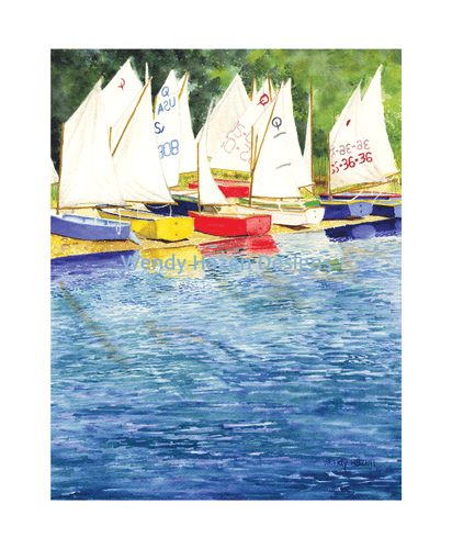 Sailing Class - Cotuit, MA | Giclee` Prints
