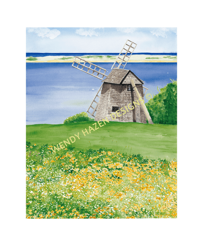 Windmill - Orleans, MA | Giclee` Prints