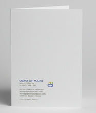 Load image into Gallery viewer, Order information on the back of the Coast of Maine card