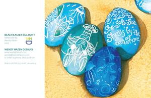 Beach Easter Egg Hunt - Holidays | Hand Cut Card