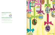 Load image into Gallery viewer, Holiday Ribbon Easter Eggs | Hand Cut Card