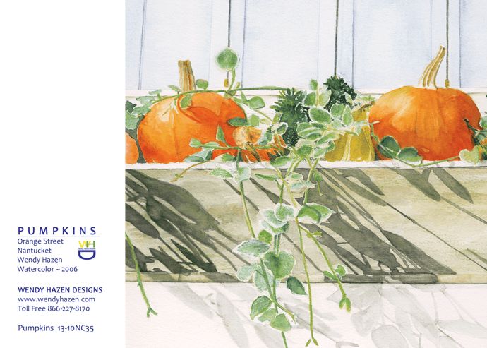 Pumpkins on Orange Street - Holidays | Hand Cut Card