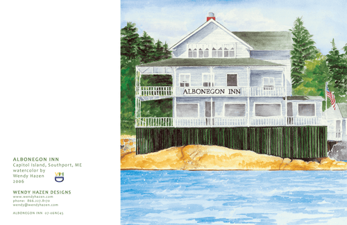 Albonegon Inn | Hand Cut Cards