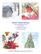 Load image into Gallery viewer, Winter Holiday - #1 | Hand Cut Cards
