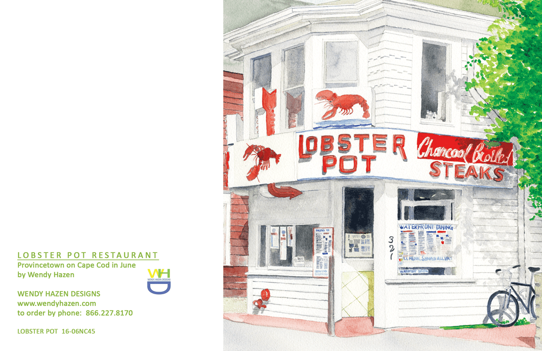 Lobster Pot Restaurant Cards | Cape Cod