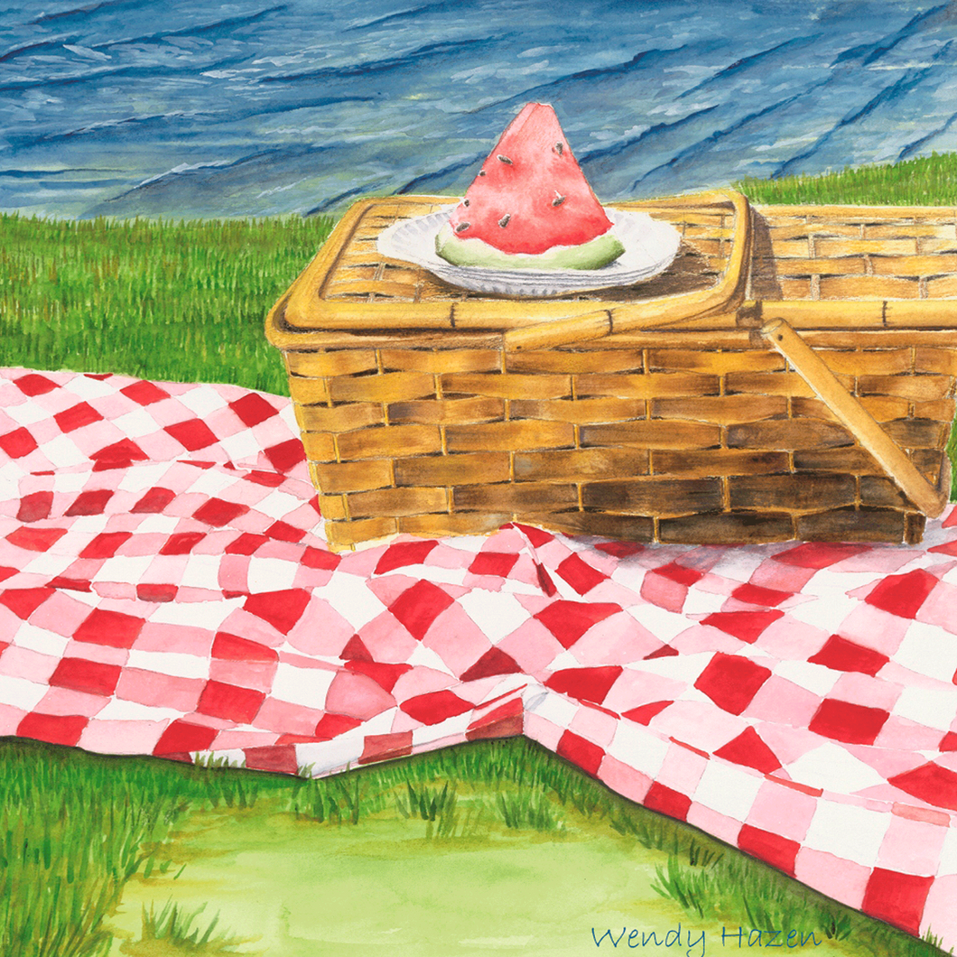 Picnic by the Sea | Giclee` Prints