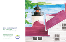 Load image into Gallery viewer, Lighthouses ~ Maine &amp; NH | Hand Cut Cards