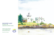 Load image into Gallery viewer, Lighthouses ~ Maine &amp; NH | Hand Cut Cards