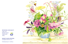 Load image into Gallery viewer, Wedding Bouquet-Florals | Hand Cut Cards