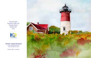 Nauset Lighthouse on Cape Cod | Hand Cut Cards