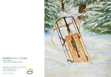 Load image into Gallery viewer, Holiday Sled | Hand Cut Card