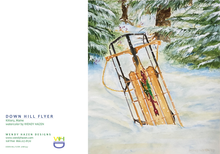 Load image into Gallery viewer, Holiday Sled | Hand Cut Cards