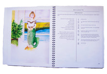 Load image into Gallery viewer, On one side is a mermaid statue with a marsh view behind her and on the other, Paige is Ben’s lobster pie