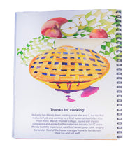 Load image into Gallery viewer, A very, berry pie graces the back cover with a little bit of Wendy’s history and influences. 