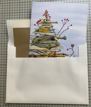 Load image into Gallery viewer, Driftwood Tree -Holiday | Hand Cut Card