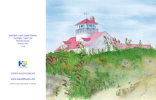Load image into Gallery viewer, Eastham Coast Guard Station Lighthouse | Cape Cod Lighthouse Cards