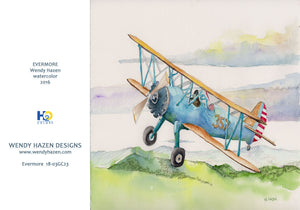 EVERMORE Bi-Plane | Hand Cut Card